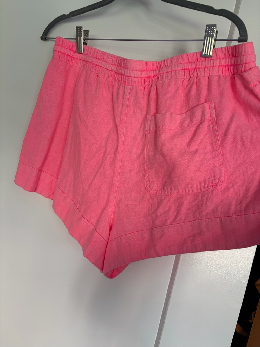 Universal Threads Linen Pink Button-Up Shirt & Short Set - Picture 7 of 7